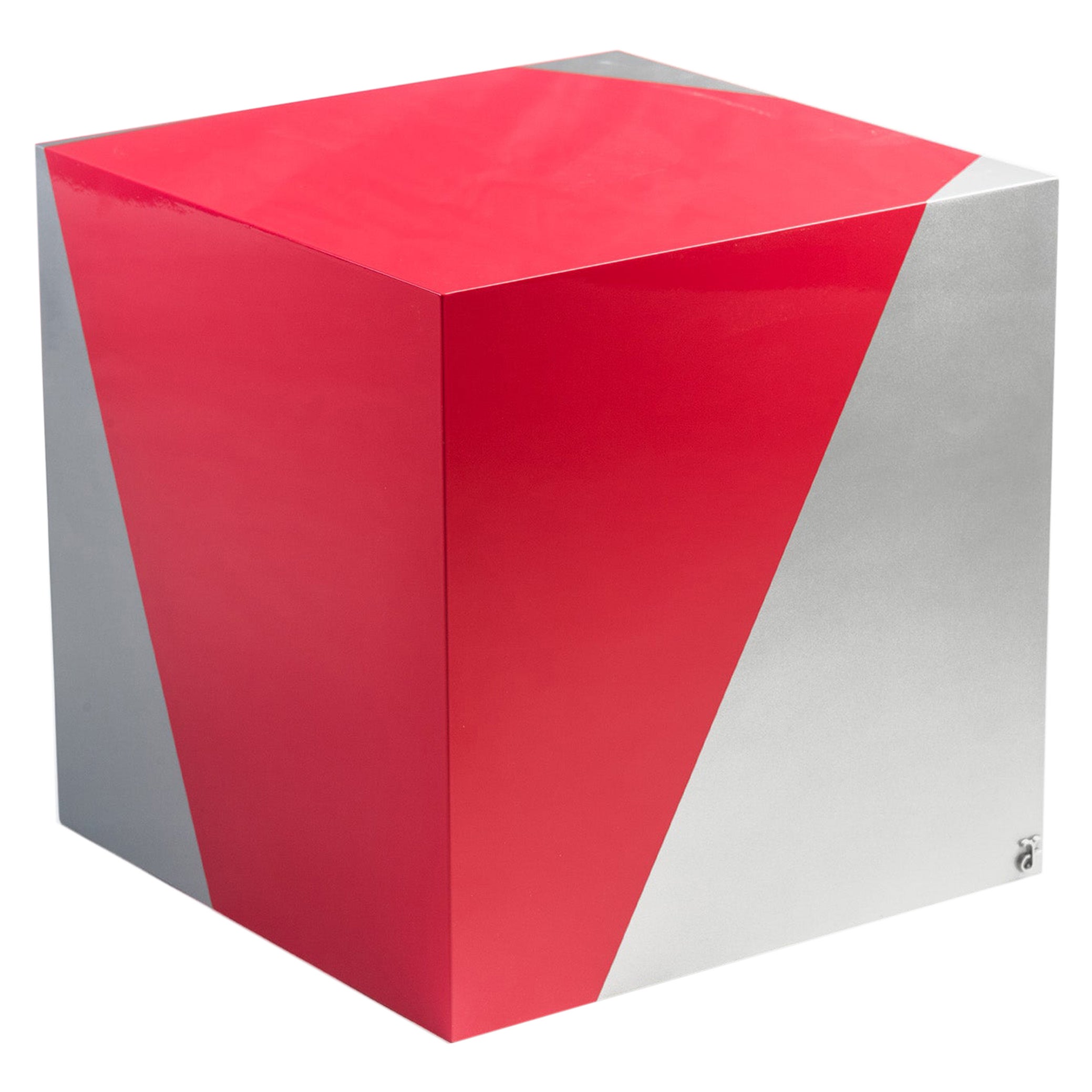 Contemporary Sissi Stackable Seat Red in Aluminium by Altreforme For Sale