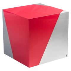 Contemporary Sissi Stackable Seat Red in Aluminium by Altreforme