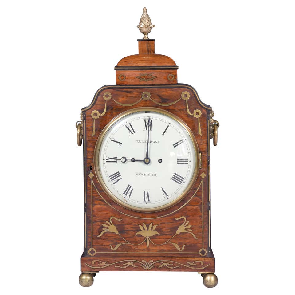 Regency Clock English Regency Neoclassical Library Clock For Sale at 1stDibs ...