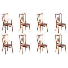 Niels Koefoed "Ingrid" Teak Dining Chairs for Koefoeds Hornslet