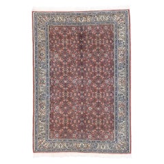 Vintage Turkish Sivas Rug with Traditional Style