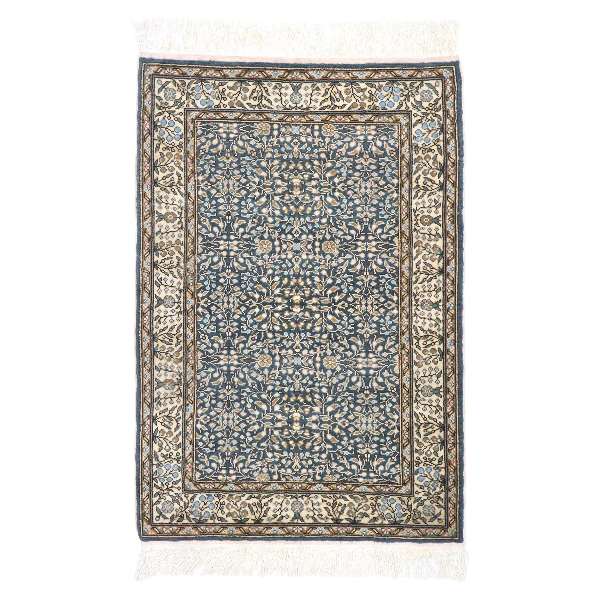 Alfombra Sivas Turca Vintage de Estilo Tradicional
