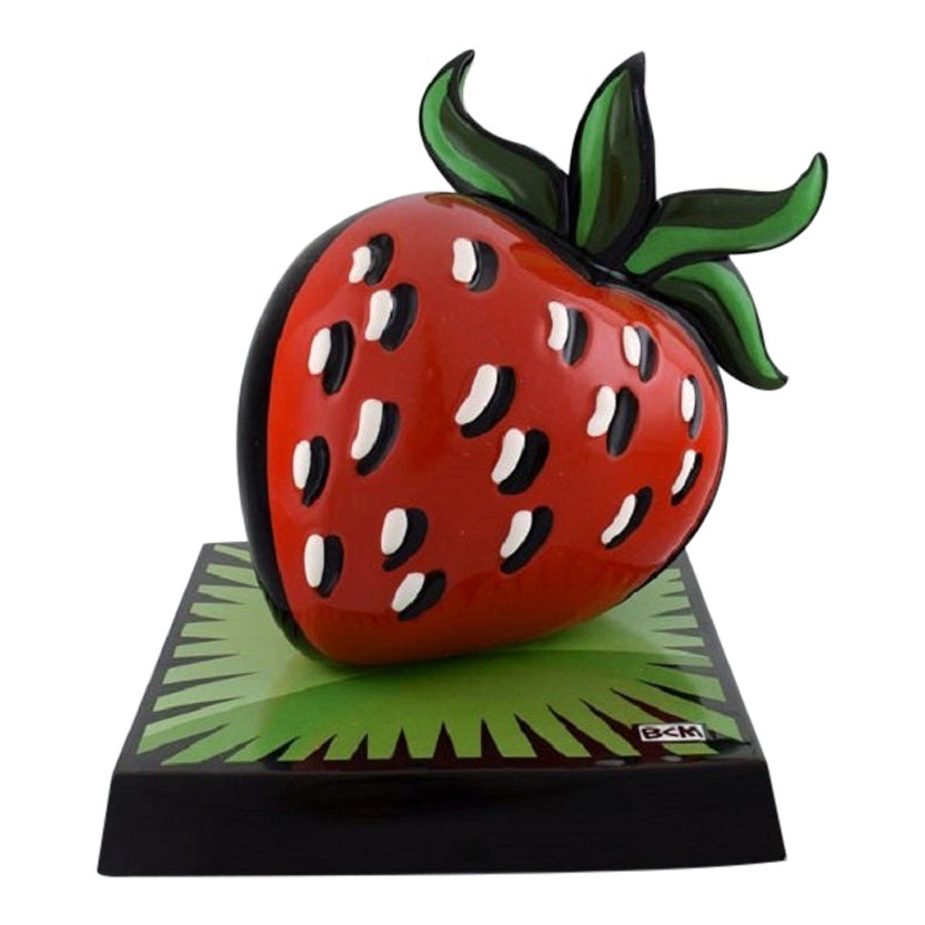 Burton Morris for Goebel, Porcelain Sculpture, "Strawberry"