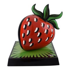 Burton Morris for Goebel, Porcelain Sculpture, "Strawberry"