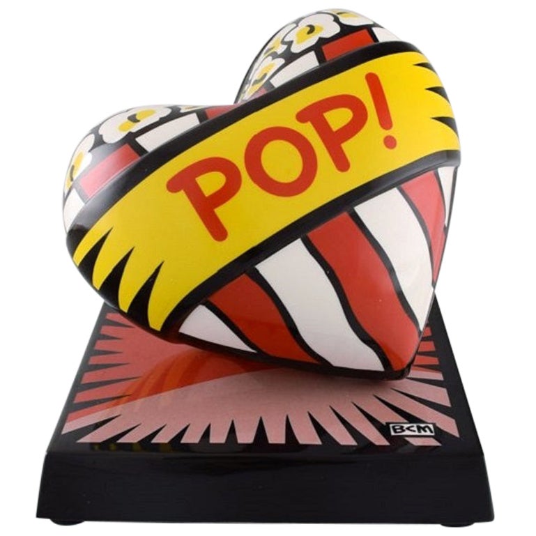 Burton Morris for Goebel, Porcelain sculpture, "Love Pop!"