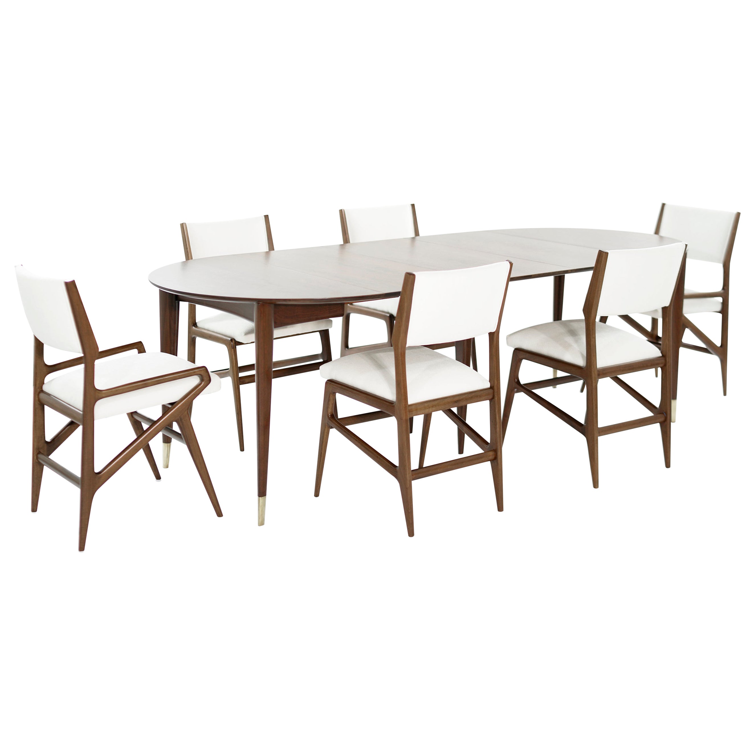 Dining Room Set by Gio Ponti for M. Singer and Sons, circa 1950s at