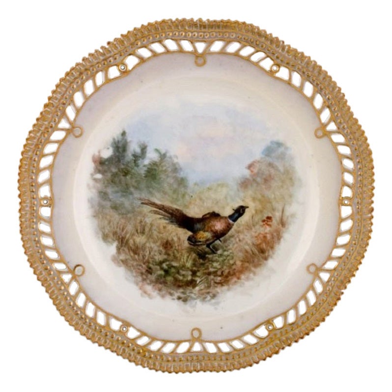 Early and Rare Royal Copenhagen Fauna Danica Plate For Sale