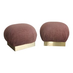 Poufs or Ottomans in the Style of Karl Springer