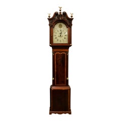 Inlaid Wellington Grandfather Clock