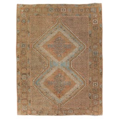 Mid-20th Century Handmade Persian Afshar Throw Rug