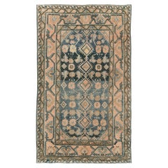 Retro Mid-20th Century Handmade Persian Malayer Throw Rug