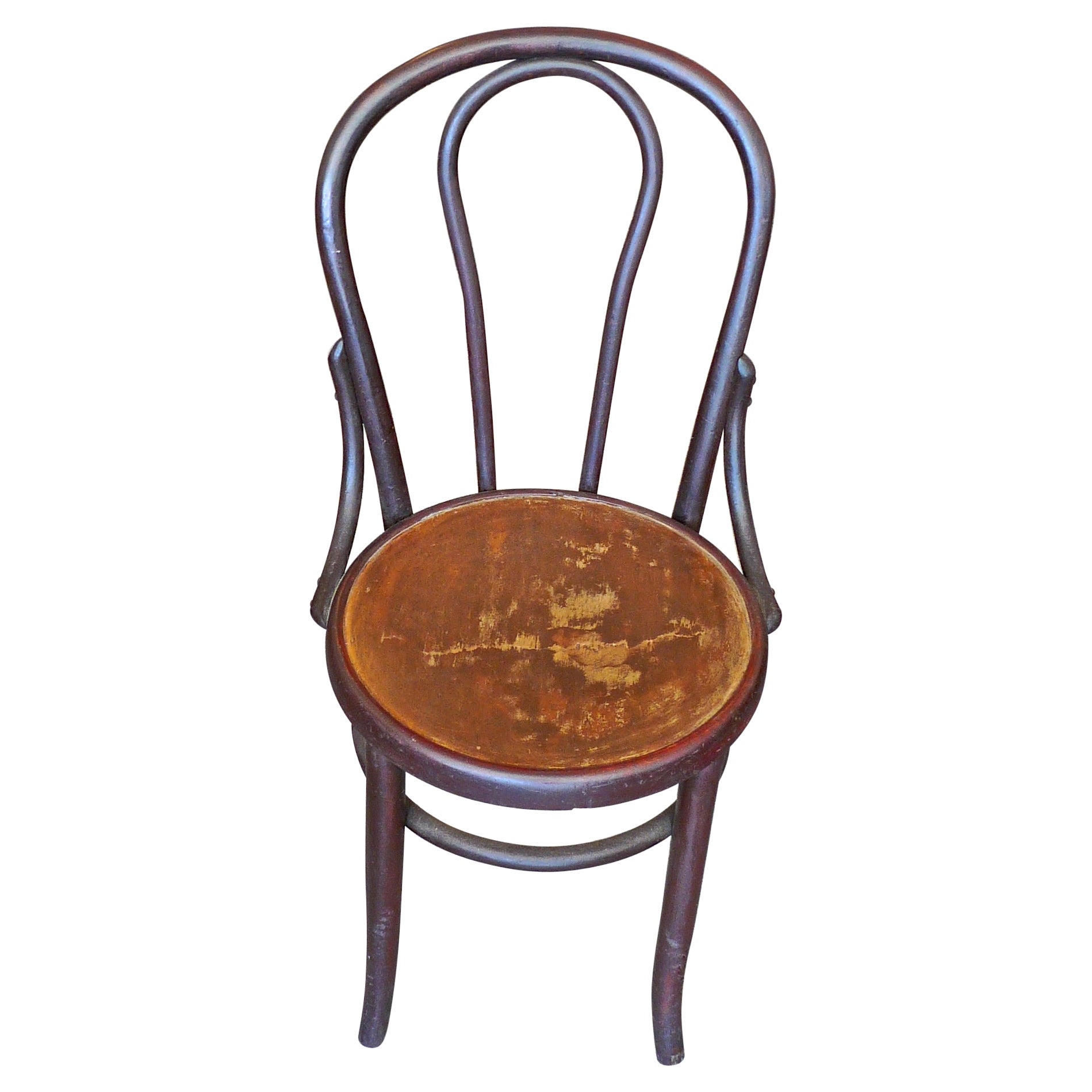 French 19th Century Stained Bentwood Side Chair