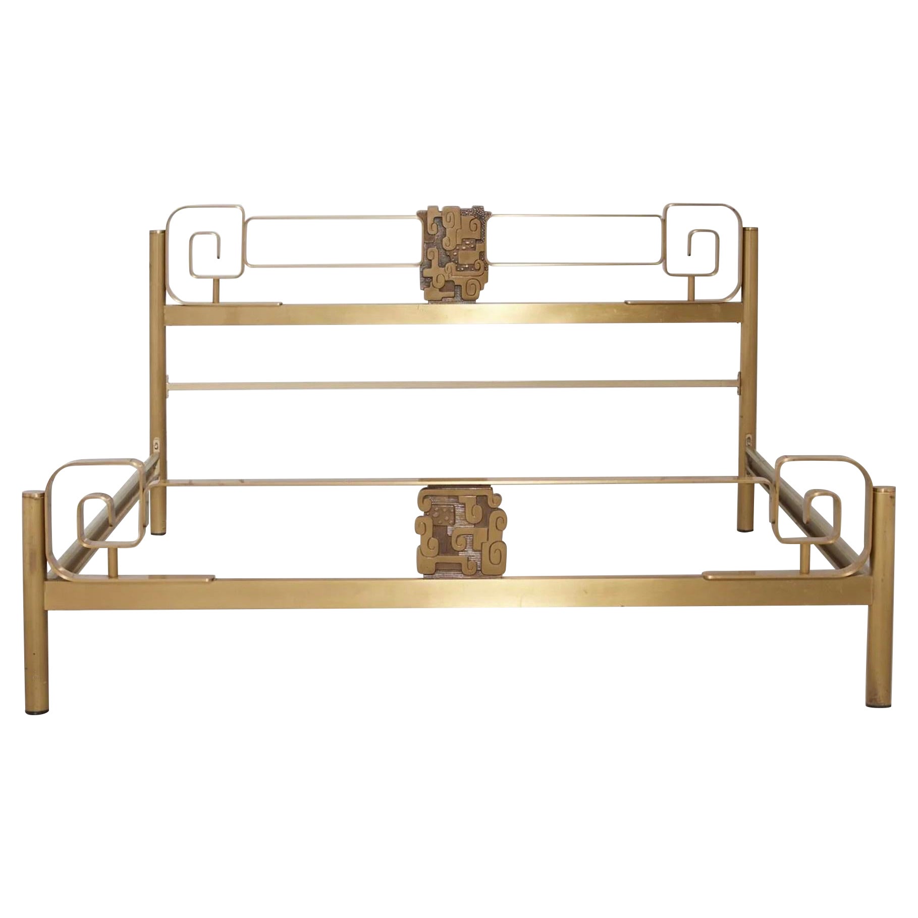 Italian Wooden Bed by Enzo Mari, 1970s at 1stDibs