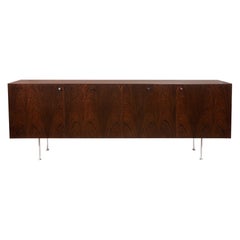 Poul Norreklit Rosewood and Steel Sideboard