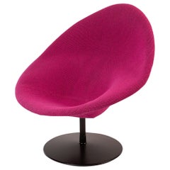 Pierre Paulin Globe Chair for Artifort in Pink Knoll Fabric