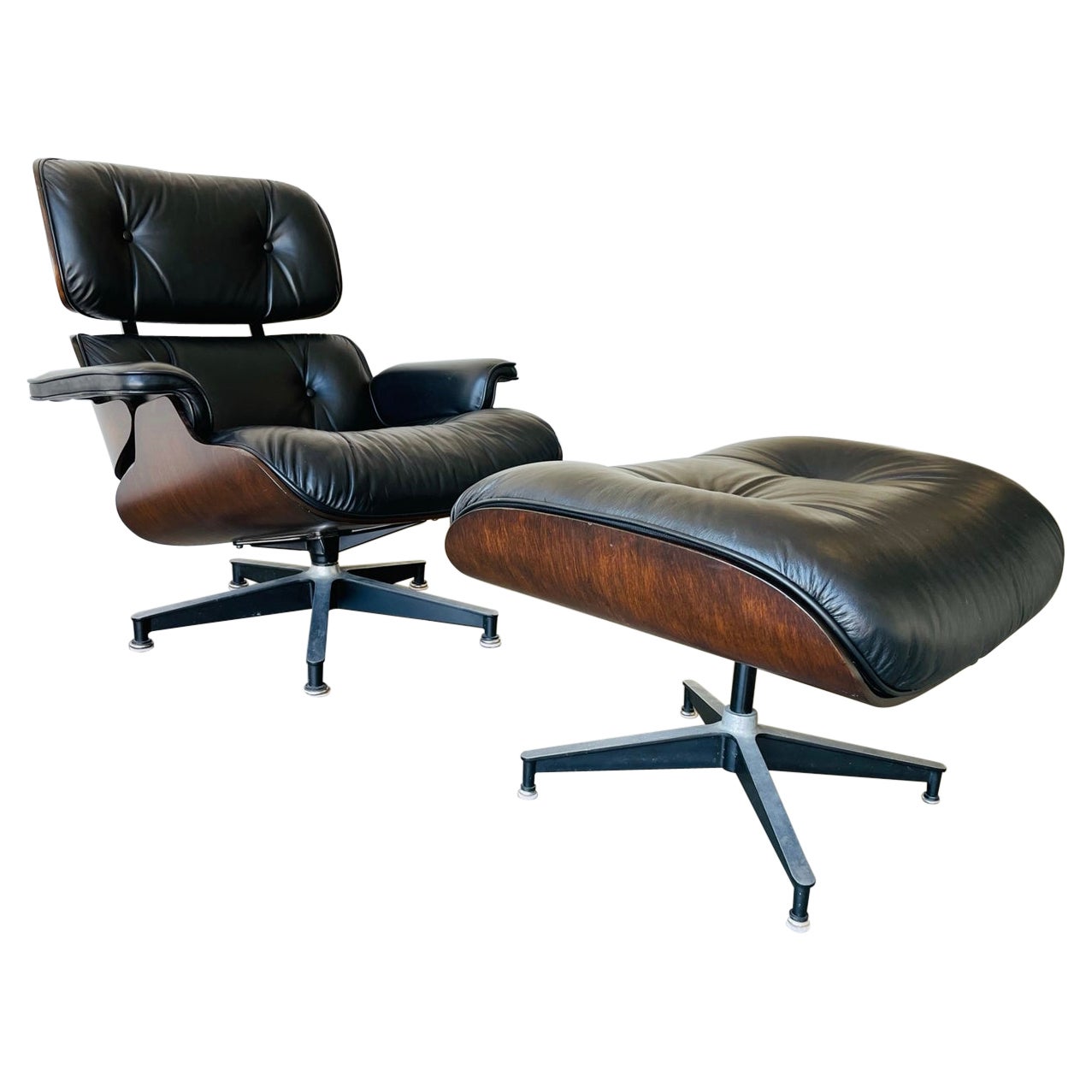 1970s Herman Miller Eames Lounge Chair and Ottoman