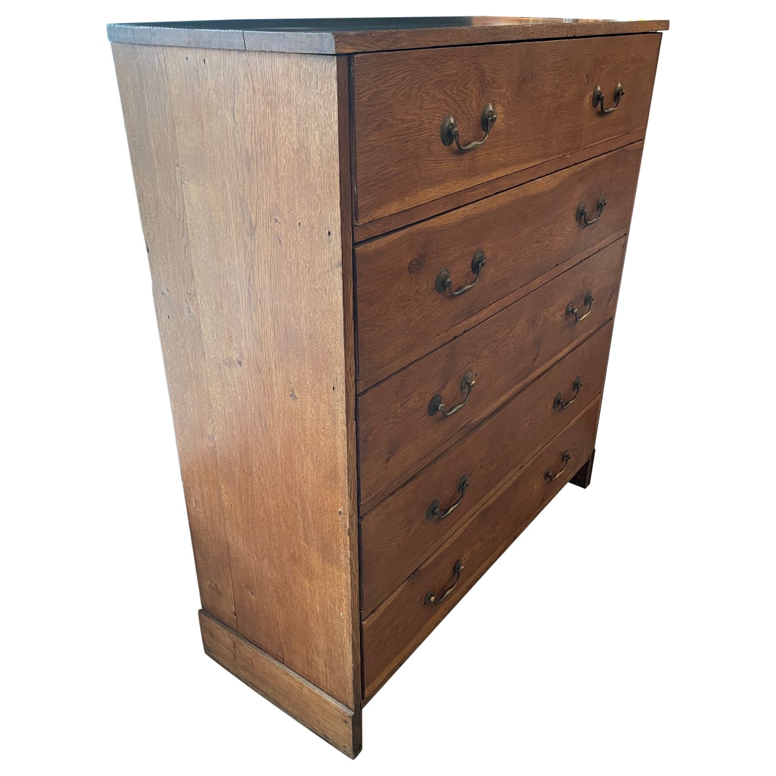 20th Century French Oak Chest of Drawer For Sale