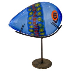 Mid-Century Modern Murano  Glass Fish by Gianmaria Potenza, Murano, Italy, 1960