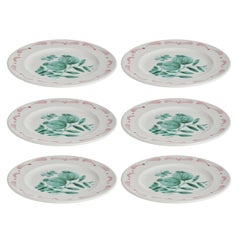 Ensemble de six assiettes plates en céramique de style campagnard Sofina Boutique Kitzbhel