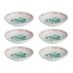 Set di sei piatti in ceramica dipinti a mano in stile country Sofina Boutique Kitzbühel