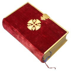 Fine 19th c. Velvet & Ormolu Bound the Missal for Use of the Laity Charles Dolma