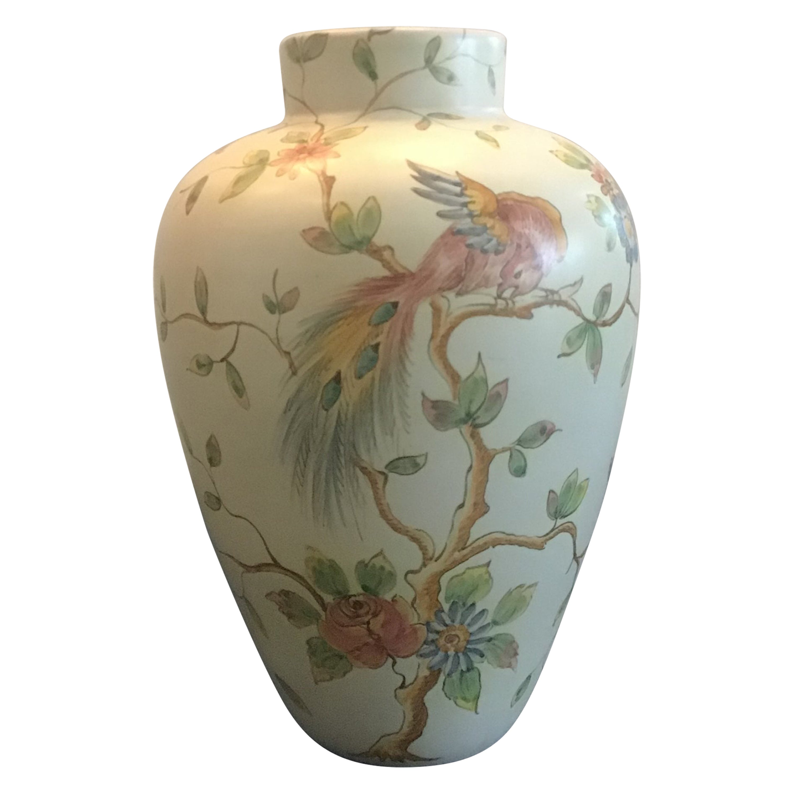 Santarelli “Gualdo Tadino” Vase Ceramic, 1940, Italy For Sale