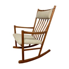 Hans Wegner for Tarm Stole Danish Teak Rocker, Circa 1960s