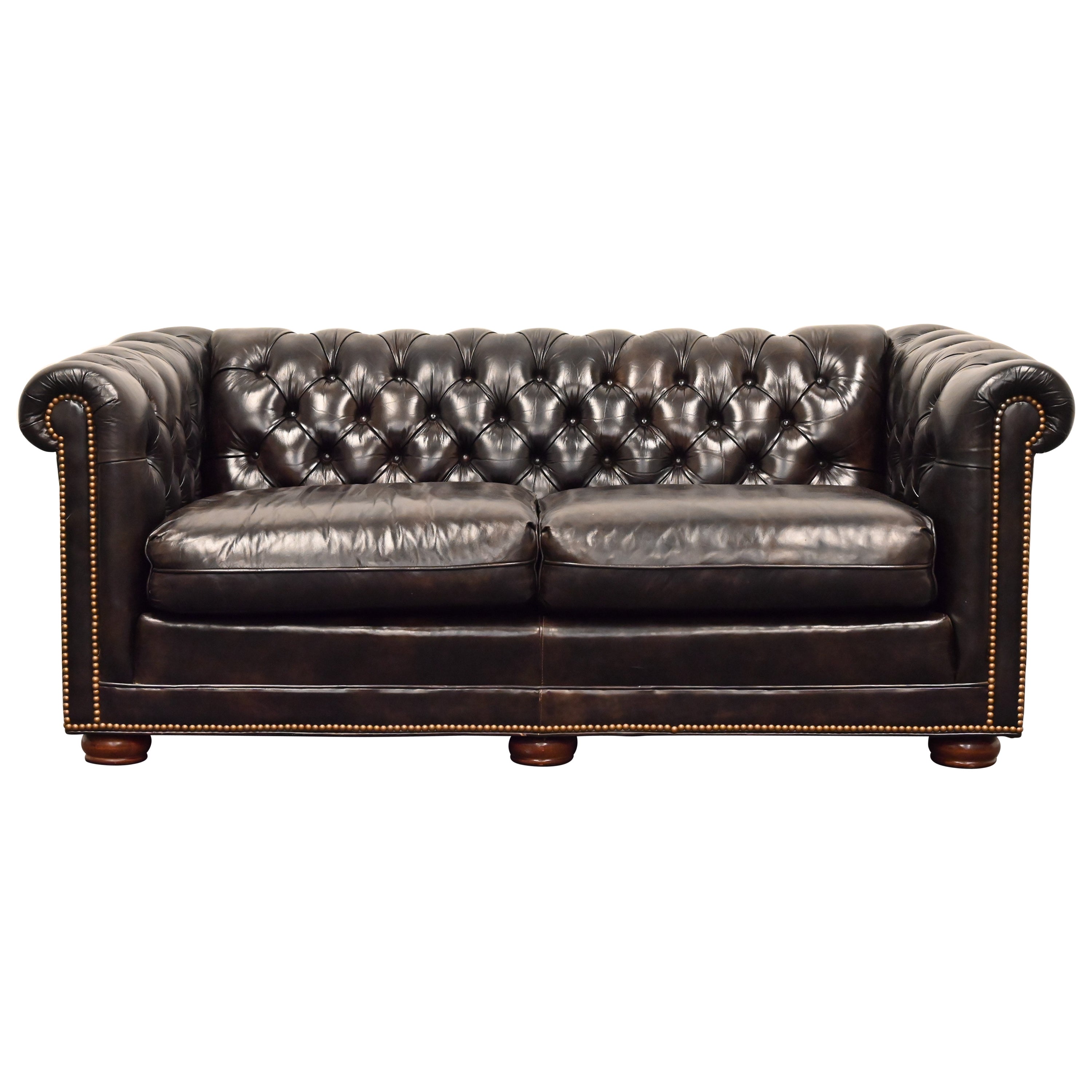 Chesterfield Leather Sofa by Leathercraft, 1970s