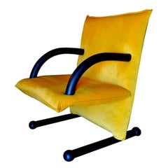 Vintage Armchair Model "T-Line" Design Burkhard Vogtherr, 1980s