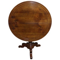 French 19th Century Louis-Philippe Tilt Top Table