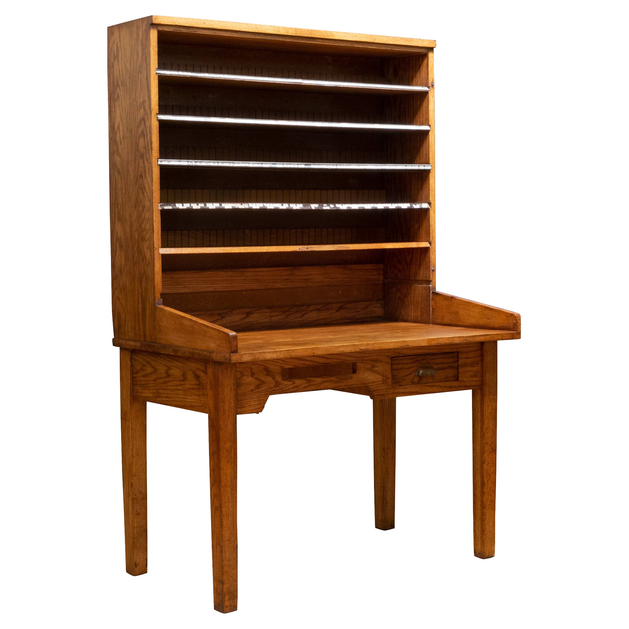 Classic Steelcase Tanker Desk For Sale at 1stDibs