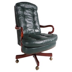 Leather Swivel Tilt Office Chair by Classic Leather Furniture Co.