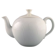 Royal Copenhagen, Salto Service, White, Large Teapot, 1960s