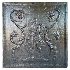 Used European Cast Iron Fireback