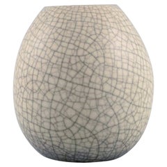 Pieter Groeneveldt , Dutch Ceramicist. Unique Vase in Glazed Ceramics