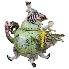 Porcelain Dragon, Handmade in Italy, Handcrafted Design 2021