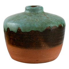 Pieter Groeneveldt, Dutch Ceramicist, Vase in Glazed Ceramics