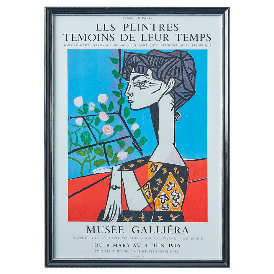 Vintage Pablo Picasso Exhibition Poster from Musée Galliéra, France, 1956