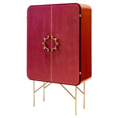 Meuble de rangement Nanda en bois coloré de Serena Confalonieri pour Medulum