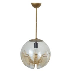 Mid Century Mazzega Murano Glass Pendant, Italy, 1970s.