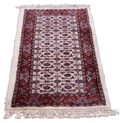 Vintage Persian Bidjar Oriental Wool Rug, c1950