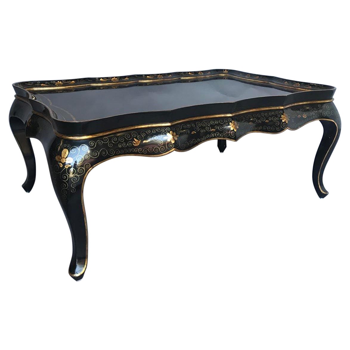 Gilt Decorated Coffee Table