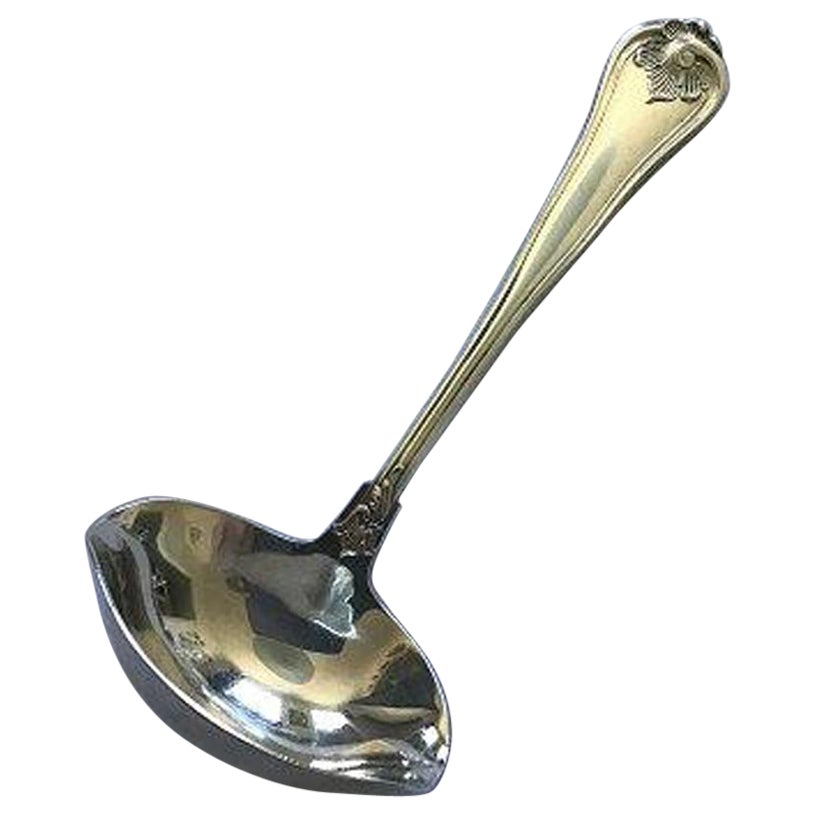 Art Deco Christofle Gallia Cygne Swan Gravy Boat and Ladle at 1stDibs