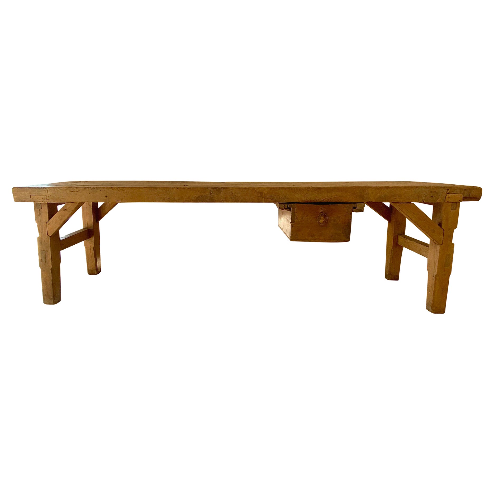 Monastery wood Table, Spain, Andorra, 17th Century. For Sale