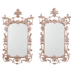 Fine Quality Pair of Carved Mirrors