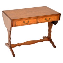 Antique Burr Walnut Sofa Table