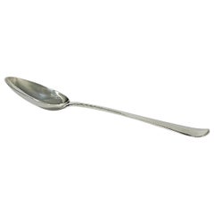 Antique Dutch Large Silver "brij" Spoon by C.J. Begeer Utrecht, 1909