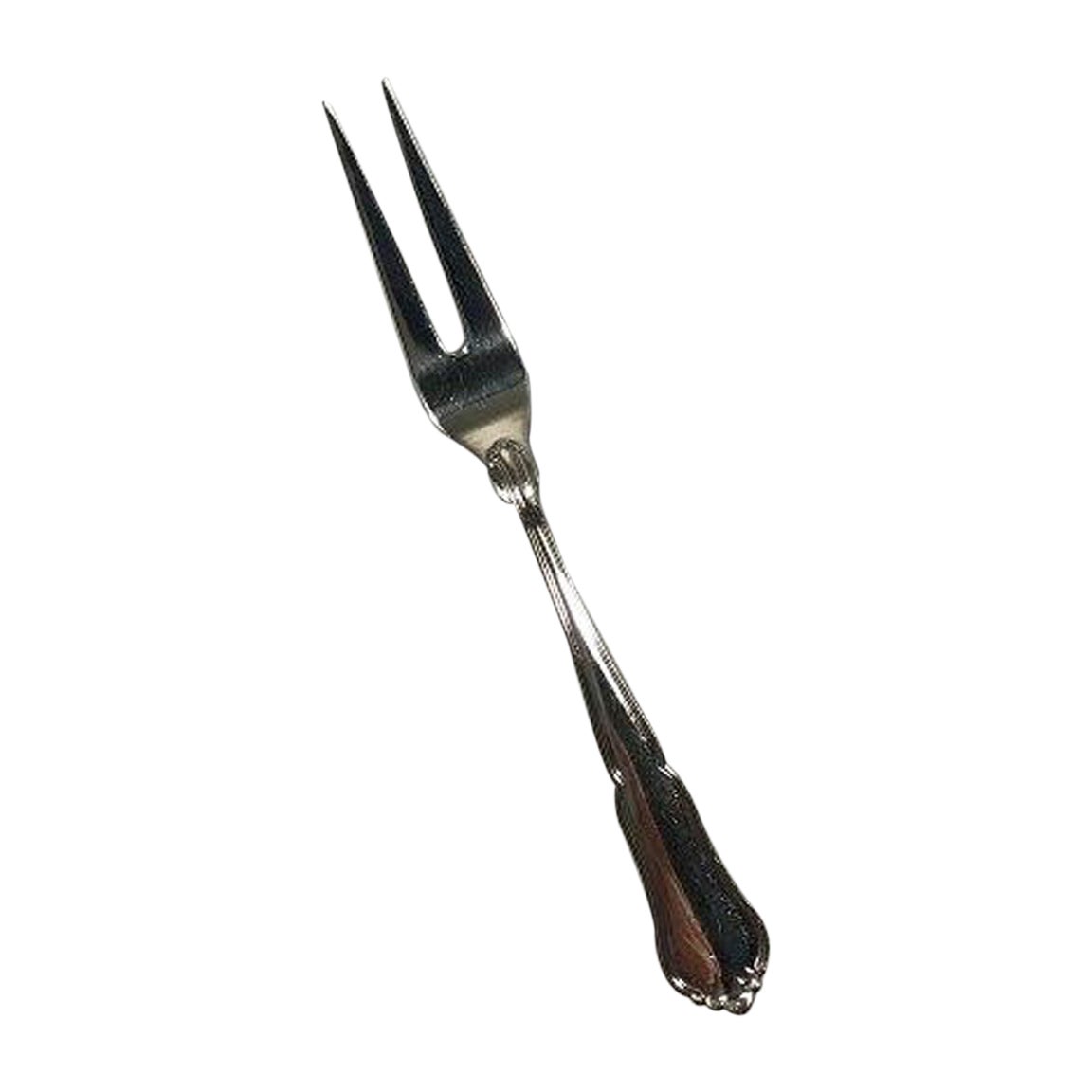 Rita Silver Meat Fork W. & S. Sørensen For Sale