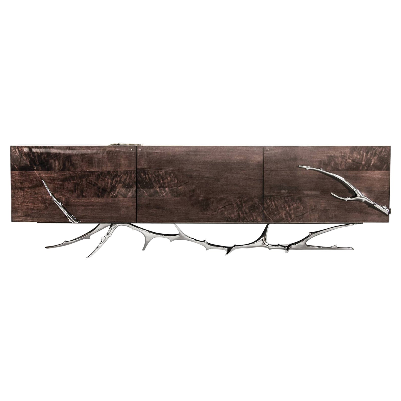 Walnut Meta Credenza by Barlas Baylar