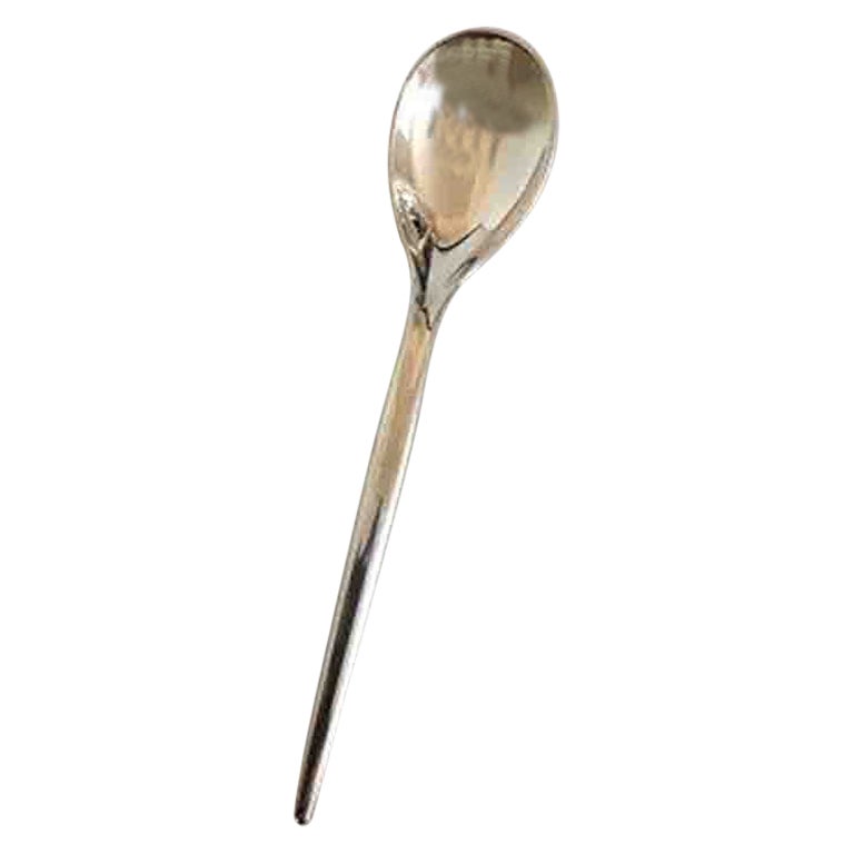 "Tulip" Sterling Silver Anton Michelsen Sterling Silver Coffee Spoon For Sale